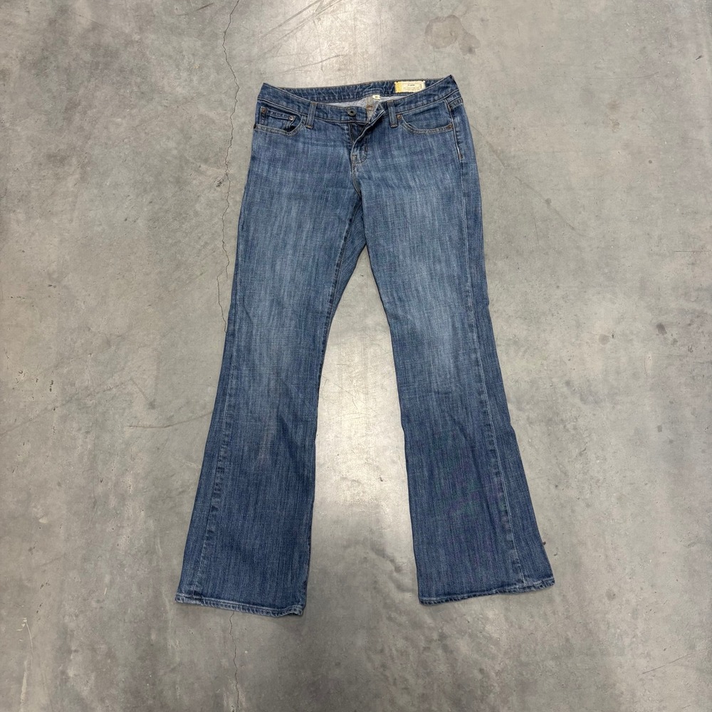 GAP Flare Stretch Jeans Women 4R Blue Denim Regular